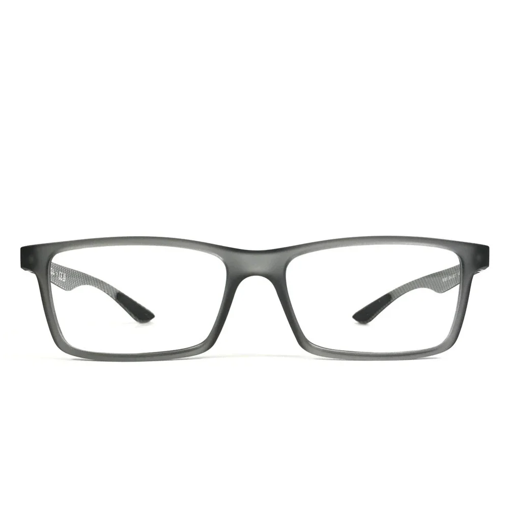 Ray-Ban Eyeglasses Frames RB8901 5244 Demi Gloss Gray Carbon Fiber 55-17-145